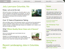 Tablet Screenshot of jollylawns.com